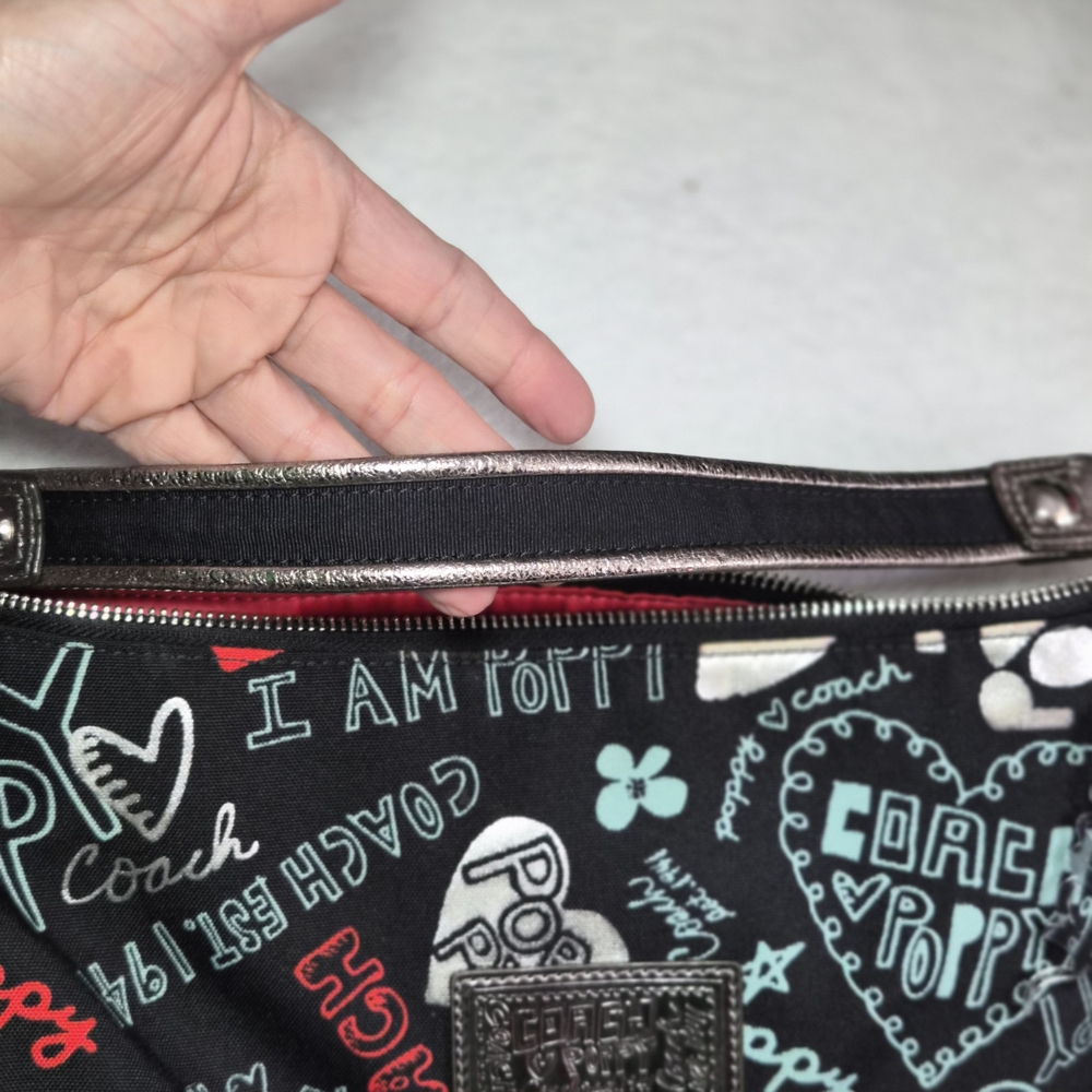 ✨ Rare Collector’s Coach Poppy Graffiti Hobo ✨ - Picture 17 of 17